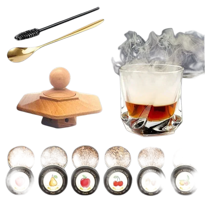 Premium Whiskey Cocktail Smoker Kit