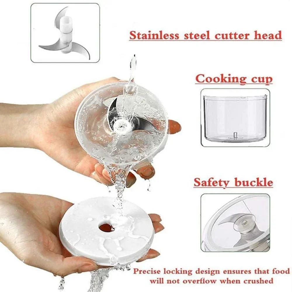 Electric Mini Garlic Vegetable Chopper