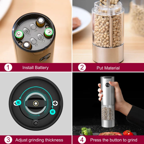 Electric Salt And Pepper Grinder